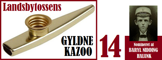 Gyldne kazoo Halunk logo 14