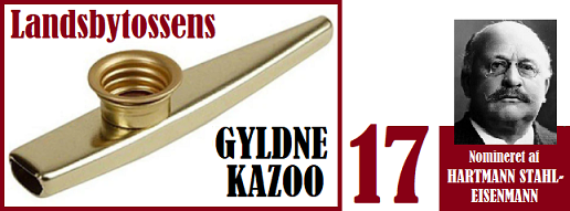 Gyldne kazoo Hartmann logo 17