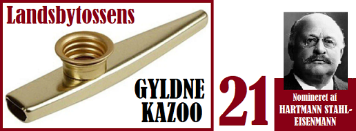 Gyldne kazoo Hartmann logo 21